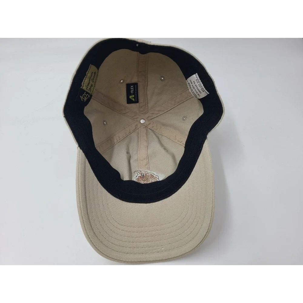 Lochinvar‎ Golf Club Flex Fitted OSFA Hat Cap Course Houston TX Men Women Beige